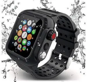 Waterproof Case for Apple Watch Series 6/5/4 SE 40mm, IP68 Certified Waterproof Shockproof Impact Resistant Apple iWatch Full Body Protective Case with Built-in Screen Protector Waterproof Case for Apple Watch Series 6/5/4 SE 40mm, IP68 Certified Waterproof Shockproof Impact Resistant Apple iWatch Full Body Protective Case with Built-in Screen Protector