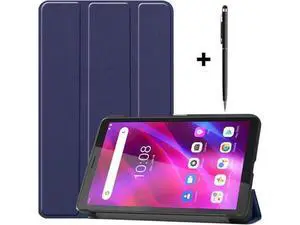 Case for Lenovo Tab M7 Gen 3 2021 / M7 Gen 2 2019, Slim Lightweight Stand Hard Shell Protective Cover for 7 inch Lenovo Tab M7 2nd Gen / 3rd Gen TB-7305F TB-7305L TB-7305X with Universal Stylus Pen Case for Lenovo Tab M7 Gen 3 2021 / M7 Gen 2 2019, Slim Lightweight Stand Hard Shell Protective Cover for 7 inch Lenovo Tab M7 2nd Gen / 3rd Gen TB-7305F TB-7305L TB-7305X with Universal Stylus Pen