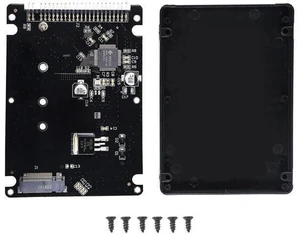 Aomoproing M.2 NGFF SATA SSD to 2.5" IDE 44pin Enclosure Adapter, Black for Notebook LaptopDesktop Computer and More Aomoproing M.2 NGFF SATA SSD to 2.5" IDE 44pin Enclosure Adapter, Black for Notebook LaptopDesktop Computer and More