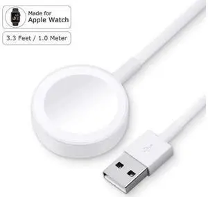 Apple Watch Charger iWatch Charger Charging Cable Magnetic Wireless Portable Charger Pad 3.3 ft Charging Cable Cord for Apple Watch Series 3 2 1 All 38mm 42mm iWatch Apple Watch Charger iWatch Charger Charging Cable Magnetic Wireless Portable Charger Pad 3.3 ft Charging Cable Cord for Apple Watch Series 3 2 1 All 38mm 42mm iWatch