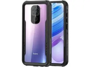 Waterproof Case for Xiaomi Redmi Note 9, IP68 Waterproof 360 Degree Full Body Protection Case Shockproof Snowproof Dustproof Heavy Duty Cover Case Built-in Screen Protector Waterproof Case for Xiaomi Redmi Note 9, IP68 Waterproof 360 Degree Full Body Protection Case Shockproof Snowproof Dustproof Heavy Duty Cover Case Built-in Screen Protector