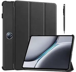 Case for OnePlus Pad 2 / OnePlus Pad Pro 12.1 inch 2024, Folio Slim Smart Cover Lightweight Hard Shell Protective Case with Multi-Angle Stand, Universal Stylus Pen Case for OnePlus Pad 2 / OnePlus Pad Pro 12.1 inch 2024, Folio Slim Smart Cover Lightweight Hard Shell Protective Case with Multi-Angle Stand, Universal Stylus Pen