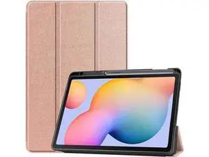 Case for Galaxy Tab S6 Lite 10.4 inch PU Leather Smart Cover with Stand & Pen Holder for Samsung Galaxy Tab S6 Lite 10.4 2020 2022 SM-P610/P613/P615/P619 Rose Gold Case for Galaxy Tab S6 Lite 10.4 inch PU Leather Smart Cover with Stand & Pen Holder for Samsung Galaxy Tab S6 Lite 10.4 2020 2022 SM-P610/P613/P615/P619 Rose Gold