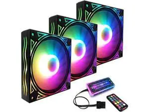 Billow 120mm Adjust RGB Computer Case PC Cooling Fan RGB Quiet with IR Remote New Computer Cooler RGB CPU Case Fan Three in One (3 Pcs with Standard Controller Kits) Billow 120mm Adjust RGB Computer Case PC Cooling Fan RGB Quiet with IR Remote New Computer Cooler RGB CPU Case Fan Three in One (3 Pcs with Standard Controller Kits)