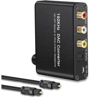 Werleo Digital Audio Converter 192kHz DAC Supports Volume control Digital Coaxial SPDIF Toslink to Analog Stereo L/R RCA 3.5mm Jack Audio Adapter for HDTV, Blu-ray,PS3,XBOX 360,Home Cinema Systems AV Werleo Digital Audio Converter 192kHz DAC Supports Volume control Digital Coaxial SPDIF Toslink to Analog Stereo L/R RCA 3.5mm Jack Audio Adapter for HDTV, Blu-ray,PS3,XBOX 360,Home Cinema Systems AV
