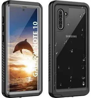 Galaxy Note 10 Waterproof Case, Built in Screen Protector 360° Full Body Protective Shockproof Cover Dustproof IP68 Underwater Waterproof Case for Galaxy Note 10 6.3 inch Galaxy Note 10 Waterproof Case, Built in Screen Protector 360° Full Body Protective Shockproof Cover Dustproof IP68 Underwater Waterproof Case for Galaxy Note 10 6.3 inch