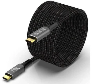 Aomoproing Long USB4 Thunderbolt 4 Extension Cable 5M 16.5ft 8K USB C M/M 240W Fast Charging 40Gbps Data Transfer 7680 * 4320 8K@60Hz 4K@144Hz Video Compatible with Different USB-C Devices Aomoproing Long USB4 Thunderbolt 4 Extension Cable 5M 16.5ft 8K USB C M/M 240W Fast Charging 40Gbps Data Transfer 7680 * 4320 8K@60Hz 4K@144Hz Video Compatible with Different USB-C Devices