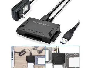 Aomoproing USB 3.0 to IDE & SATA Converter External Hard Drive Adapter Kit 2.5"/3.5" Cable Aomoproing USB 3.0 to IDE & SATA Converter External Hard Drive Adapter Kit 2.5"/3.5" Cable