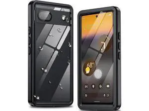 Google Pixel 6A Waterproof Case, IP68 Waterproof Dustproof Shockproof Case Full Body Protection with Built-in Screen Protector Fully Sealed Underwater Clear Back Cover for Google Pixel 6A 5G Google Pixel 6A Waterproof Case, IP68 Waterproof Dustproof Shockproof Case Full Body Protection with Built-in Screen Protector Fully Sealed Underwater Clear Back Cover for Google Pixel 6A 5G