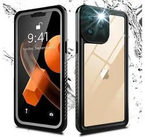 for iPhone 13 Pro Max Case Waterproof, Built in Screen Protector Dustproof Shockproof Full-Body Heavy-Duty Rugged Protection, IP68 Waterproof Case for iPhone 13 Pro Max 6.7 inch 5G 2021 for iPhone 13 Pro Max Case Waterproof, Built in Screen Protector Dustproof Shockproof Full-Body Heavy-Duty Rugged Protection, IP68 Waterproof Case for iPhone 13 Pro Max 6.7 inch 5G 2021