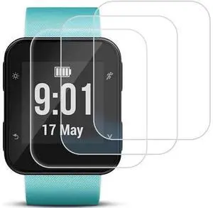 Screen Protector Compatible Garmin Forerunner 35, 3 Pack Tempered Glass Film Anti-Scratch High Definition Full Coverage Cover for Smartwatch Screen Protector Compatible Garmin Forerunner 35, 3 Pack Tempered Glass Film Anti-Scratch High Definition Full Coverage Cover for Smartwatch