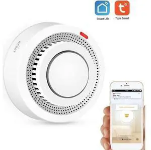 Wifi Smoke Detector Smart Fire Alarm Sensor Wireless Security System Smart Life Tuya APP Control Smart Home for Home Kitchen / Store / Hotel / Factory Wifi Smoke Detector Smart Fire Alarm Sensor Wireless Security System Smart Life Tuya APP Control Smart Home for Home Kitchen / Store / Hotel / Factory