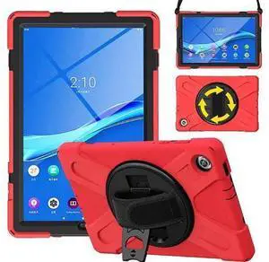 Shoockproof Case for Lenovo Tab M10 HD (2nd Gen) 2020 10.1 Inch Rugged Case with Strap Kickstand Shoulder Belt for TB-X306F / TB-X306X Red Shoockproof Case for Lenovo Tab M10 HD (2nd Gen) 2020 10.1 Inch Rugged Case with Strap Kickstand Shoulder Belt for TB-X306F / TB-X306X Red
