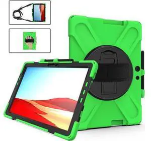 Microsoft Surface Pro Pro X Case Protective Rugged Cover with Pen Holder Hand Strap Rotating Kickstand and Shoulder Strap for Microsoft Surface Pro X 13 inch Microsoft Surface Pro Pro X Case Protective Rugged Cover with Pen Holder Hand Strap Rotating Kickstand and Shoulder Strap for Microsoft Surface Pro X 13 inch
