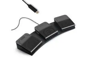 Foot Pedal PC USB Triple Foot Switch Programmable Computer Keyboard Shortcut Key Customized Combination Key One Key Move for Video Game Office Equiment Control HID (Mechanical Switch) Foot Pedal PC USB Triple Foot Switch Programmable Computer Keyboard Shortcut Key Customized Combination Key One Key Move for Video Game Office Equiment Control HID (Mechanical Switch)