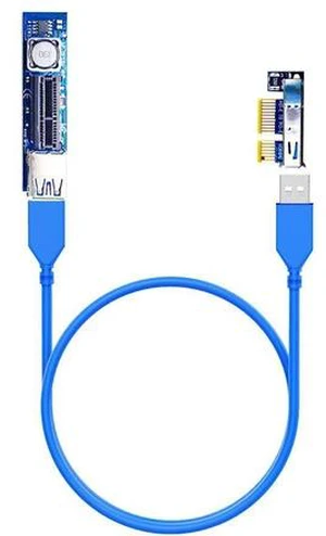 GLOTRENDS PCIe Extension Cable (23 inch/60cm Length 1X to 1X) to extend GPU covered PCIe X1 Lane for WiFi Adapter or Sound Card Vertical Installation GLOTRENDS PCIe Extension Cable (23 inch/60cm Length 1X to 1X) to extend GPU covered PCIe X1 Lane for WiFi Adapter or Sound Card Vertical Installation