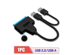 Usb 2.0 Sata Adapter Cable Hard Disk Adapter Sata Hard Disk Seconds Change Into Mobile Hard Disk 2.5-inch Usb 3.0 To Sata For Pc(USB2.0 USBx2) Usb 2.0 Sata Adapter Cable Hard Disk Adapter Sata Hard Disk Seconds Change Into Mobile Hard Disk 2.5-inch Usb 3.0 To Sata For Pc(USB2.0 USBx2)