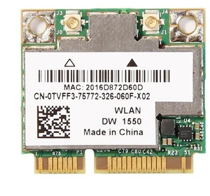Dual Band For BCM94352HMB DW1550 867Mbps Wifi Bluetooth BT 4.0 Mini PCI-E Half Wireless WI-Fi Card BCM94352 802.11/ac DW1550 Dual Band For BCM94352HMB DW1550 867Mbps Wifi Bluetooth BT 4.0 Mini PCI-E Half Wireless WI-Fi Card BCM94352 802.11/ac DW1550