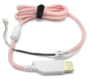 Replacement Mice Wire Soft USB Mouse Cable Line for ZOWIE S1,S2,FK-B Mouse 210cm(Pink) Replacement Mice Wire Soft USB Mouse Cable Line for ZOWIE S1,S2,FK-B Mouse 210cm(Pink)