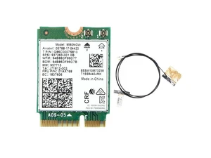 9560NGW Card+Antenna 1730Mbps Wireless AC 9560 Dual Band 2.4G+5G BT 5.0 802.11Ac M.2 CNVI 9560NGW Wireless Adapter 9560NGW Card+Antenna 1730Mbps Wireless AC 9560 Dual Band 2.4G+5G BT 5.0 802.11Ac M.2 CNVI 9560NGW Wireless Adapter