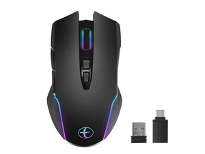 2.4G Wireless Mouse Ergonomic Mouse Jiggler Mouse Mover LED Rechargeable Silent Mouse USB Optical Mice 2.4G Wireless Mouse Ergonomic Mouse Jiggler Mouse Mover LED Rechargeable Silent Mouse USB Optical Mice