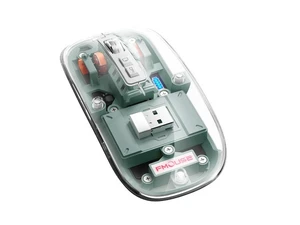 Transparent Gaming Mouse Bluetooth Wireless Mouse with RGB Light Rechargeable Mouse for PC Gamer Notebook Laptop Accessories(Green) Transparent Gaming Mouse Bluetooth Wireless Mouse with RGB Light Rechargeable Mouse for PC Gamer Notebook Laptop Accessories(Green)