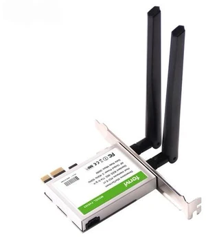 Dual band 600Mbps PCI Express WiFi Adapter BT 4.0 Desktop Network Card Wireless Adapter With 2x Antennas for PC Dual band 600Mbps PCI Express WiFi Adapter BT 4.0 Desktop Network Card Wireless Adapter With 2x Antennas for PC