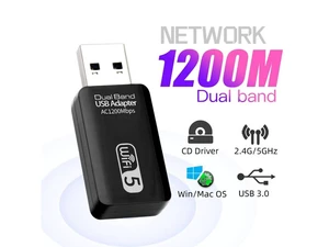 1200Mbps USB WiFi Adapter Dual Band Wireless Network Lan Card WiFi Receiver 802.11ac Wi-fi External For Desktop(1200M USB 3.0) 1200Mbps USB WiFi Adapter Dual Band Wireless Network Lan Card WiFi Receiver 802.11ac Wi-fi External For Desktop(1200M USB 3.0)