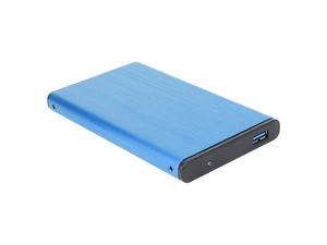 External HDD SSD Enclosure Tool Free 2.5 Hard Drive Case SATA III II I to USB3.0 HDD Case with USB Cable Pouch New (Blue) External HDD SSD Enclosure Tool Free 2.5 Hard Drive Case SATA III II I to USB3.0 HDD Case with USB Cable Pouch New (Blue)
