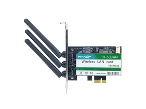 TX-533AN 633ANHMW Dual Band 450Mbps Wireless Card PCI-E Card 802.11N Dropship(N900) TX-533AN 633ANHMW Dual Band 450Mbps Wireless Card PCI-E Card 802.11N Dropship(N900)
