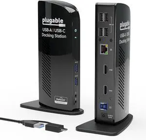 Universal Laptop Docking Station Dual HDMI Monitor for Windows and Mac (Driver Required), USB 3.0 or USB-C, 2X HDMI, Gigabit Ethernet, Audio, 6 USB Ports (UD-3900) Universal Laptop Docking Station Dual HDMI Monitor for Windows and Mac (Driver Required), USB 3.0 or USB-C, 2X HDMI, Gigabit Ethernet, Audio, 6 USB Ports (UD-3900)