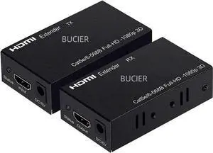AOMOPROING 196ft/60m HDMI Extender, HDMI Extender Over Cat 5e/6/7, Digital HDMI Ethernet Extender Adapter Support Full HD 1080P 3D, EDID Copy, Deep Color, Compatible with Fire Stick, Roku, Blue-ray AOMOPROING 196ft/60m HDMI Extender, HDMI Extender Over Cat 5e/6/7, Digital HDMI Ethernet Extender Adapter Support Full HD 1080P 3D, EDID Copy, Deep Color, Compatible with Fire Stick, Roku, Blue-ray