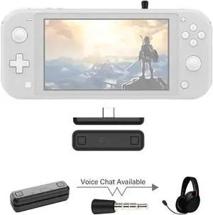 NS07 Pro Route Air Bluetooth Wireless Audio Adapter Transmitter Support Voice Chat USB C Adapter For Nintendo Switch PS4 NS07 Pro Route Air Bluetooth Wireless Audio Adapter Transmitter Support Voice Chat USB C Adapter For Nintendo Switch PS4