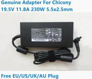 Chicony A17-230P1A 19.5V 11.8A 230W A230A015P AC Adapter For Hasee MSI Laptop Power Supply Charger Chicony A17-230P1A 19.5V 11.8A 230W A230A015P AC Adapter For Hasee MSI Laptop Power Supply Charger