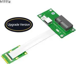 Mini PCI-E to PCI Express X4 Slot + USB 2.0 Riser Board with FPC Extension Cable 4Pin Power Magnetic Pad Horizontal Installation Mini PCI-E to PCI Express X4 Slot + USB 2.0 Riser Board with FPC Extension Cable 4Pin Power Magnetic Pad Horizontal Installation