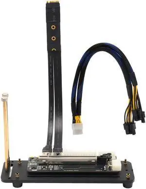 FOR Laptop External Graphics Card EGPU PCI-E 3.0 X16 To M.2 Nvme Extension Cable With Bracket For ITX STX EGPU Bracket Power Cord FOR Laptop External Graphics Card EGPU PCI-E 3.0 X16 To M.2 Nvme Extension Cable With Bracket For ITX STX EGPU Bracket Power Cord