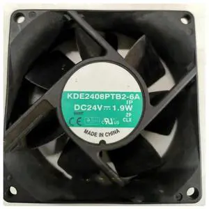 Fan KDE2408PTB2-6A 24V 1.9W 8cm 8025 2 wire Fan KDE2408PTB2-6A 24V 1.9W 8cm 8025 2 wire