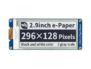 2.9inch E-Paper Module Raspberry Pi E Paper Display 296x128 SPI Interface for Raspberry Pi 4B+ 4B 3B+ 3B 2B+ Zero W WH Jetson Nano Ardui 2.9inch E-Paper Module Raspberry Pi E Paper Display 296x128 SPI Interface for Raspberry Pi 4B+ 4B 3B+ 3B 2B+ Zero W WH Jetson Nano Ardui