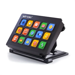 MT-VIKI Streaming Keyboard with 15 Macro Keys Customizable, Trigger Actions In OBS Twitch YouTube, Compatible with PC & Mac MT-VIKI Streaming Keyboard with 15 Macro Keys Customizable, Trigger Actions In OBS Twitch YouTube, Compatible with PC & Mac