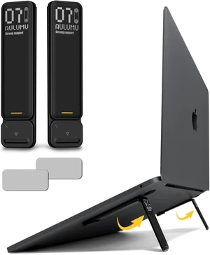 Aulumu G07 Pop Up Leg Stands Laptop, Super Portable Cooling Laptop Stand, Ergonomic Laptop Riser Lift for Desk for MacBook, All Laptops, Tablets, 8-20'', Black Aulumu G07 Pop Up Leg Stands Laptop, Super Portable Cooling Laptop Stand, Ergonomic Laptop Riser Lift for Desk for MacBook, All Laptops, Tablets, 8-20'', Black