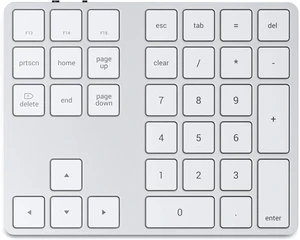 Satechi Bluetooth Extended Numeric Keypad, Rechargeable 34-Key, Space Gray
U.S. English layout, compatible with MacBook Air/Pro/Neo, iPad Air/Pro, Mac Mini, iMac Silver Satechi Bluetooth Extended Numeric Keypad, Rechargeable 34-Key, Space Gray
U.S. English layout, compatible with MacBook Air/Pro/Neo, iPad Air/Pro, Mac Mini, iMac Silver