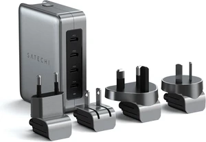 Satechi 145W 4-Port GaN Travel Charger, USB-C PD 3.1 Fast Charging
Works with MacBook Air/Pro/Neo, iPad Air/Pro, iPhone 12-18, Android, Windows Satechi 145W 4-Port GaN Travel Charger, USB-C PD 3.1 Fast Charging
Works with MacBook Air/Pro/Neo, iPad Air/Pro, iPhone 12-18, Android, Windows