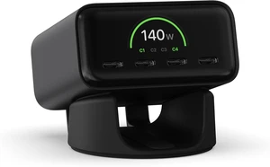 Satechi ChargeView 140W GaN Charger, Live Power Display, Space Black
4-port desktop charging station, built for modern workspaces Satechi ChargeView 140W GaN Charger, Live Power Display, Space Black
4-port desktop charging station, built for modern workspaces