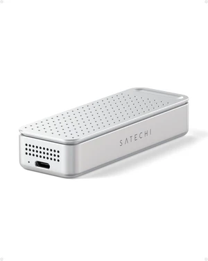 Satechi DotDisk 80Gbps NVMe SSD Enclosure, Fast Data Transfer, Space Black
Aluminum housing, active cooling design, built for modern workspaces Silver Satechi DotDisk 80Gbps NVMe SSD Enclosure, Fast Data Transfer, Space Black
Aluminum housing, active cooling design, built for modern workspaces Silver