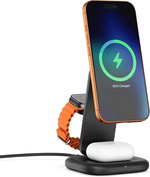 Satechi 3-in-1 Qi2 Foldable Stand, Wireless Charging Station, Space Black
25W Magnetic Charging, 45W USB-C adapter included, for iPhone 18, Apple Watch Series 12, AirPods Satechi 3-in-1 Qi2 Foldable Stand, Wireless Charging Station, Space Black
25W Magnetic Charging, 45W USB-C adapter included, for iPhone 18, Apple Watch Series 12, AirPods