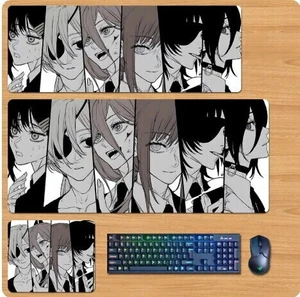 Chainsaw Man Skin mouse pad Extended Gaming Mouse Pad with Stitched Edges, Large Mouse pad with Non-Slip Rubber Base for Work & Gaming, Office & Home 300/250mm Chainsaw Man Skin mouse pad Extended Gaming Mouse Pad with Stitched Edges, Large Mouse pad with Non-Slip Rubber Base for Work & Gaming, Office & Home 300/250mm