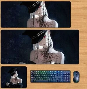 Chainsaw Man Skin mouse pad Extended Gaming Mouse Pad with Stitched Edges, Large Mouse pad with Non-Slip Rubber Base for Work & Gaming, Office & Home 300/250mm Chainsaw Man Skin mouse pad Extended Gaming Mouse Pad with Stitched Edges, Large Mouse pad with Non-Slip Rubber Base for Work & Gaming, Office & Home 300/250mm