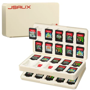 JSAUX Game Card Case for Nintendo Switch 2 (2025), Switch OLED & Lite, 40-Slot Hard Shell Storage Holder for 40 Game Cartridges & Micro SD Cards, Compact Travel Gaming Card Organizer Box - Black JSAUX Game Card Case for Nintendo Switch 2 (2025), Switch OLED & Lite, 40-Slot Hard Shell Storage Holder for 40 Game Cartridges & Micro SD Cards, Compact Travel Gaming Card Organizer Box - Black