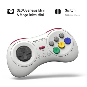 8Bitdo M30 2.4G Wireless Gamepad for Sega Genesis Mini and Mega Drive Mini and Switch with 6-Button Layout (White) 8Bitdo M30 2.4G Wireless Gamepad for Sega Genesis Mini and Mega Drive Mini and Switch with 6-Button Layout (White)