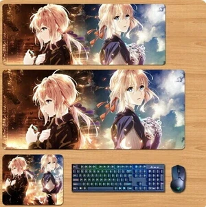 Violet Evergarden Skin mouse pad Extended Gaming Mouse Pad with Stitched Edges, Large Mouse pad with Non-Slip Rubber Base for Work & Gaming, Office & Home 300/250mm Violet Evergarden Skin mouse pad Extended Gaming Mouse Pad with Stitched Edges, Large Mouse pad with Non-Slip Rubber Base for Work & Gaming, Office & Home 300/250mm